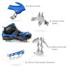 Crampons Ice Cleats Traction Snow Grips for Boots Shoes Women Men Anti Slip 19 Stainless Steel Spikes Safe Protect for Hiking Fishing Walking Climbing Mountaineering view 3