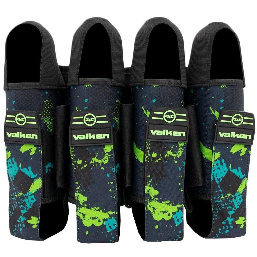 Valken Paintball Fate GFX 4+3 Harness (Green Abstract)