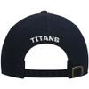47 Women's Navy Tennessee Titans Finley Clean Up Adjustable Hat view 4