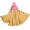 Delicious Ice Cream Unisex Adult Cosplay Costumes Party Cape Print Halloween Christmas Hooded Cloak view 1