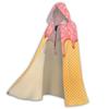 Delicious Ice Cream Unisex Adult Cosplay Costumes Party Cape Print Halloween Christmas Hooded Cloak view 4