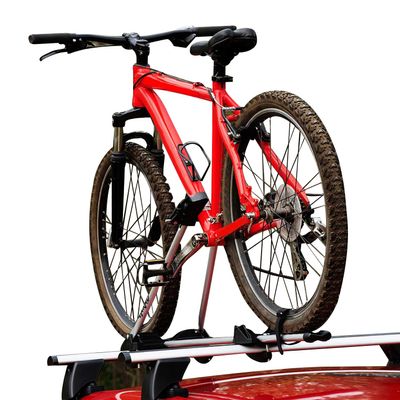 Bike Rack Mount Bicycle Carrier Lightweight Durable Aluminum Silver