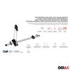 Bike Rack Mount Bicycle Carrier Lightweight Durable Aluminum Silver view 4