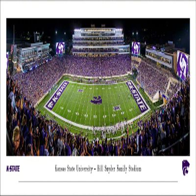 Kansas State Wildcats Football - Unframed 40 x 13.5 Poster by Blakeway Panoramas