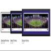 Kansas State Wildcats Football - 44x18-inch Double Mat, Deluxe Framed Picture by Blakeway Panoramas view 2