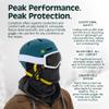 Retrospec Comstock Ski Helmet - Snowboard Helmet for Adults & Youth - Adjustable Fit Snow Helmet with Protective Shell and Breathable Vents for Men, Women, Boys & Girls view 4