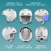 Retrospec Comstock Ski Helmet - Snowboard Helmet for Adults & Youth - Adjustable Fit Snow Helmet with Protective Shell and Breathable Vents for Men, Women, Boys & Girls view 2
