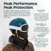 Retrospec Comstock Ski Helmet - Snowboard Helmet for Adults & Youth - Adjustable Fit Snow Helmet with Protective Shell and Breathable Vents for Men, Women, Boys & Girls view 3
