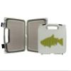 COLDWATER FLY FISHING - Huge Size Saltwater Streamer Fly Box with Silicon Drying Patch On Outside view 1
