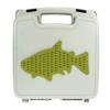 COLDWATER FLY FISHING - Huge Size Saltwater Streamer Fly Box with Silicon Drying Patch On Outside view 2