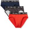 Evolve Men's Micro Sport 3 Pack No Show Briefs view 1