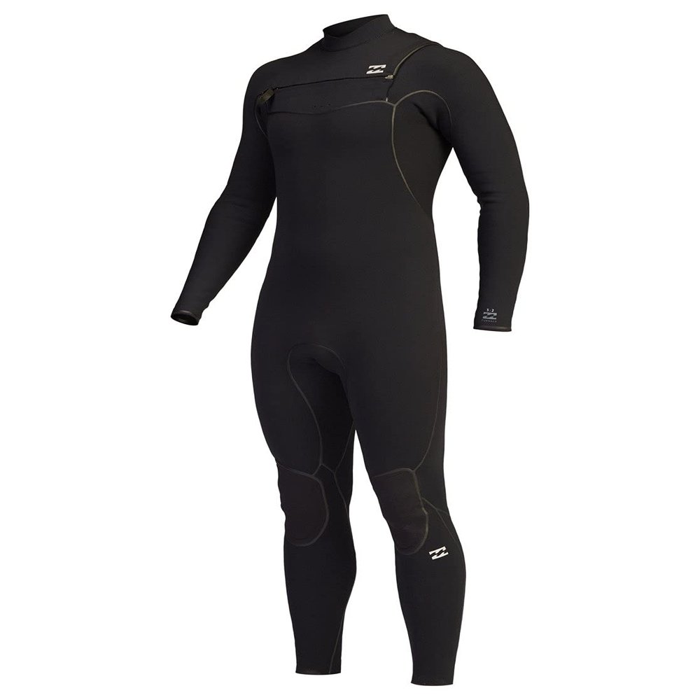 Billabong Mens 3/2 Furnace Chest Zip Full Wetsuit - Black | Large