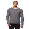32 DEGREES Mens Midweight Ultra Soft Thermal Waffle Baselayer Crew Neck Long Sleeve Top, Charcoal Heather, XX-Large view 1