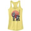 Star Wars Junior's Visions R2 CB Slim Fit, Scoop Hem Racerback Tank, Banana, XX-Large view 1