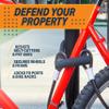 Bikeroo Bike U Lock with Cable - Heavy Duty 17mm U Shaped Lock for Bicycle Security - 4ft Steel Cable, Mount Bracket, and 2 Keys - Anti-Theft Protection for Road, Mountain, Electric Bike view 2