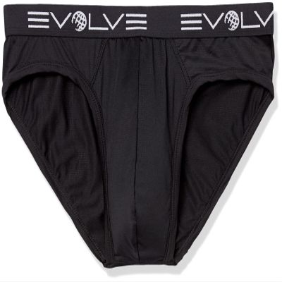 Evolve Men's Sport Mesh 3 Pack No Show Briefs
