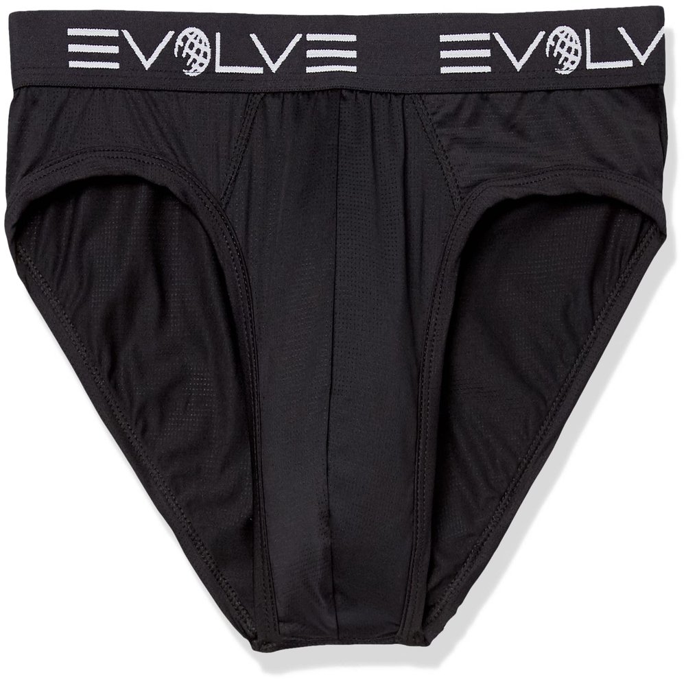 Evolve Men's Sport Mesh 3 Pack No Show Briefs