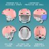 Retrospec Comstock Ski Helmet - Snowboard Helmet for Adults & Youth - Adjustable Fit Snow Helmet with Protective Shell and Breathable Vents for Men, Women, Boys & Girls view 2