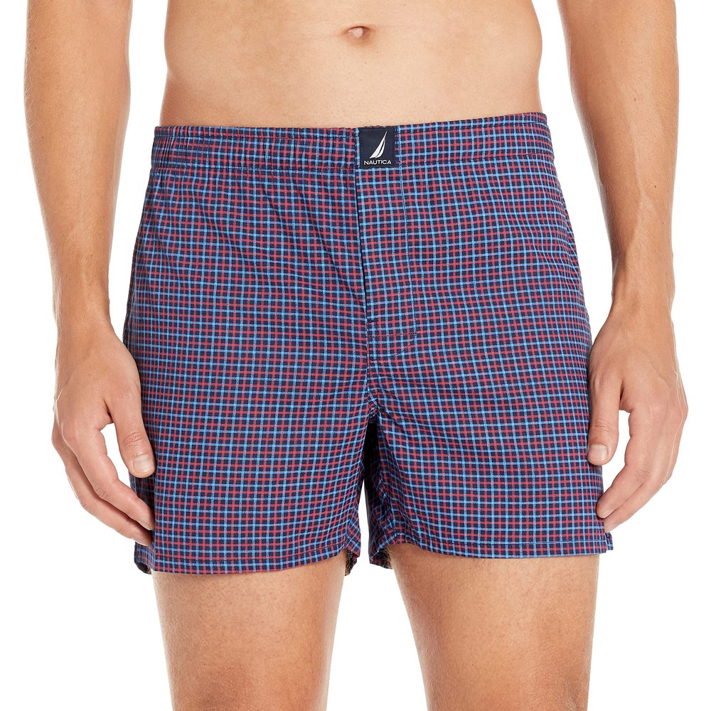 Nautica Men's Classic Cotton Woven Boxers