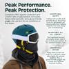 Retrospec Comstock Ski Helmet - Snowboard Helmet for Adults & Youth - Adjustable Fit Snow Helmet with Protective Shell and Breathable Vents for Men, Women, Boys & Girls view 3
