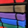 AAMA Martial Arts Taekwondo Karate Judo Jiu Jitsu 10 Level Wall Mountable Wooden Budo Belt Display view 3
