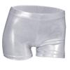 Aosva Little Girls' Sparkle Dance Tumbling Running Gymnastics Silver Short 7-8 Years view 1