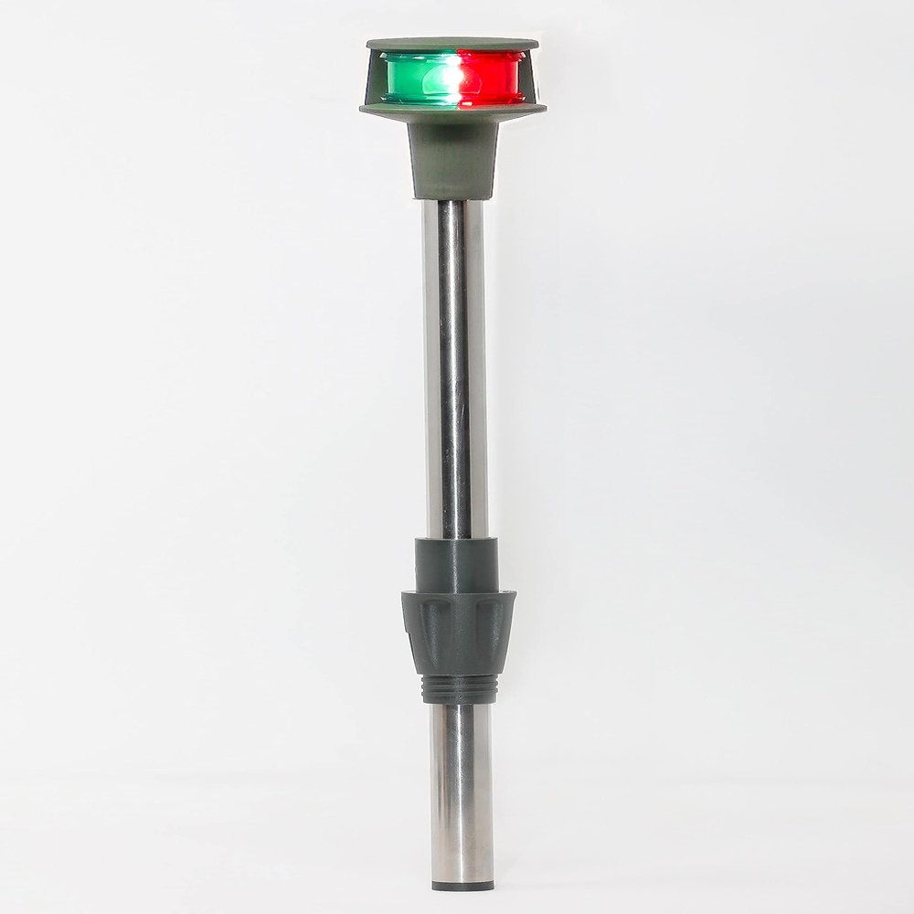 Basin Boat Lighting - Bow Navigation Light -15" - USCG 2nm approved - Incandescent
