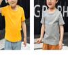 EISHOW Little Boy Girl 3 Pieces T-Shirt Unisex Baby Short Sleeve Solid Tee Shirt Crew Neck Cotton Top Basic Tees Plain Shirt (3 Pack-01,9-12 Months,9 Months,12 Months) view 3