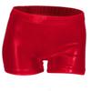 Aosva Little Big Girls Sparkle Dance Tumbling Athletic Gymnastics Red Short 9-10 Years view 1