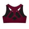 easyforever Kids Girls Athletic Sport Bra Strappy Back Vest Crop Top Tanks for Gym Workout Dance Gymnastics Burgundy D 4 view 4