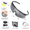 GALAXYLENSE DEA ICE Tactical Combat Glasses For Men - Shooting Glasses - Hunting Glasses - 3 Color Replacement lens (Black) view 2