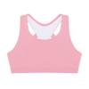 easyforever Kids Girls Athletic Sport Bra Strappy Back Vest Crop Top Tanks for Gym Workout Dance Gymnastics Pink D 4 view 3