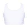 easyforever Kids Girls Athletic Sport Bra Strappy Back Vest Crop Top Tanks for Gym Workout Dance Gymnastics White D 4 view 1
