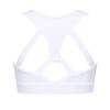 easyforever Kids Girls Athletic Sport Bra Strappy Back Vest Crop Top Tanks for Gym Workout Dance Gymnastics White D 4 view 2