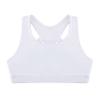 easyforever Kids Girls Athletic Sport Bra Strappy Back Vest Crop Top Tanks for Gym Workout Dance Gymnastics White D 4 view 3