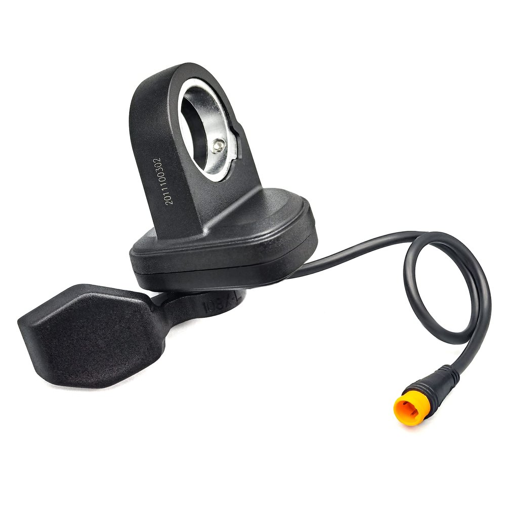 E-Bike 108X Left Thumb Throttle Speed Control 3 Pin Waterproof Connector 12V 24V 36V 48V 72V for Electric Scooters and EBike (108X-L Waterproof Plug)