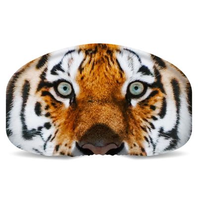 BLACKSTRAP Goggle Cover, Easy On, Easy Off Goggle Lens Protection, One Size Fits Most Goggles, 100% Upcycled Fabric, Optics Tiger