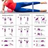 5-Level Resistance Bands Set, Non-Latex Exercise Loop Bands for Physical Therapy, Strength Training & Stretching, Portable Home Workout Equipment for Men & Women(Multicolor) view 4
