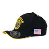 JM WARRIORS US Army Veteran Hat Army Military Official Licensed Adjustable Baseball Cap (Black-Gold), One Size view 4