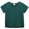 Baby Boy Girl Tops, Infant Kids Casual Basic Short Sleeve Cotton Tops Tee Crew Neck Solid Color T-Shirts Clothes (Green,4-5T,4 Years,5 Years) view 1