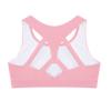 easyforever Kids Girls Athletic Sport Bra Strappy Back Vest Crop Top Tanks for Gym Workout Dance Gymnastics Pink D 14 view 4