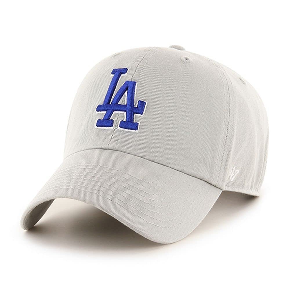 '47 Los Angeles Dodgers Gray Blue Clean Up Adjustable Hat, Adult One Size Fits All