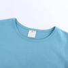 Baby Boy Girl Tops, Infant Kids Casual Basic Short Sleeve Cotton Tops Tee Crew Neck Solid Color T-Shirts Clothes (Blue,9-12 Months,9 Months,12 Months) view 3