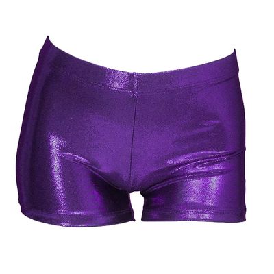 Aosva Little Big Girls' Sparkle Dance Tumbling Athletic Gymnastics Purple Short 13-14 Years
