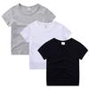 EISHOW Little Boy Girl 3 Pieces T-Shirt Unisex Baby Short Sleeve Solid Tee Shirt Crew Neck Cotton Top Basic Tees Plain Shirt (3 Pack-01,2-3T,2 Years,3 Years) view 1