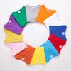 EISHOW Little Boy Girl 3 Pieces T-Shirt Unisex Baby Short Sleeve Solid Tee Shirt Crew Neck Cotton Top Basic Tees Plain Shirt (3 Pack-01,2-3T,2 Years,3 Years) view 2