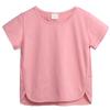 Baby Boy Girl Tops, Infant Kids Casual Basic Short Sleeve Cotton Tops Tee Crew Neck Solid Color T-Shirts Clothes (Pink,7-8T,7 Years,8 Years) view 1