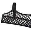 ACSUSS Women's Sheer Mesh Camisole Crop Top See Through Bralette Vest Tank Tops Nightwear Black 3X-Large view 4