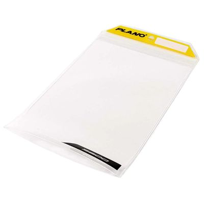 Plano StowAll Series 3600 Waterproof Storage Bag, 7.25L x 11H, Transparent, TPU Plastic Bags for Soft Baits & Fishing Tools, Water-Resistant Storage Bags