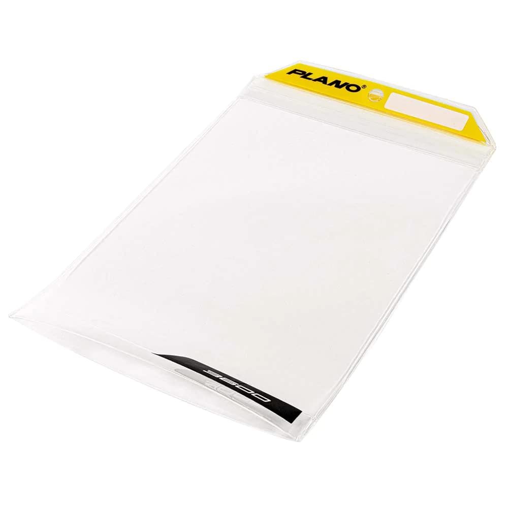 Plano StowAll Series 3600 Waterproof Storage Bag, 7.25L x 11H, Transparent, TPU Plastic Bags for Soft Baits & Fishing Tools, Water-Resistant Storage Bags